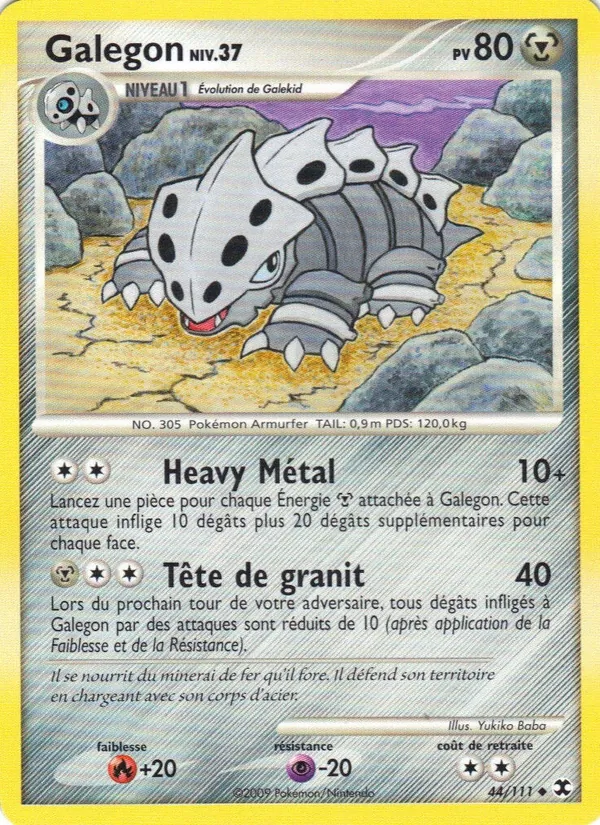 Carte Pokémon Galegon Niv. 37 de l'extension Rivaux Émergeants