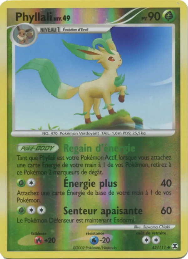 Carte Pokémon Phyllali Niv. 49 de l'extension Rivaux Émergeants