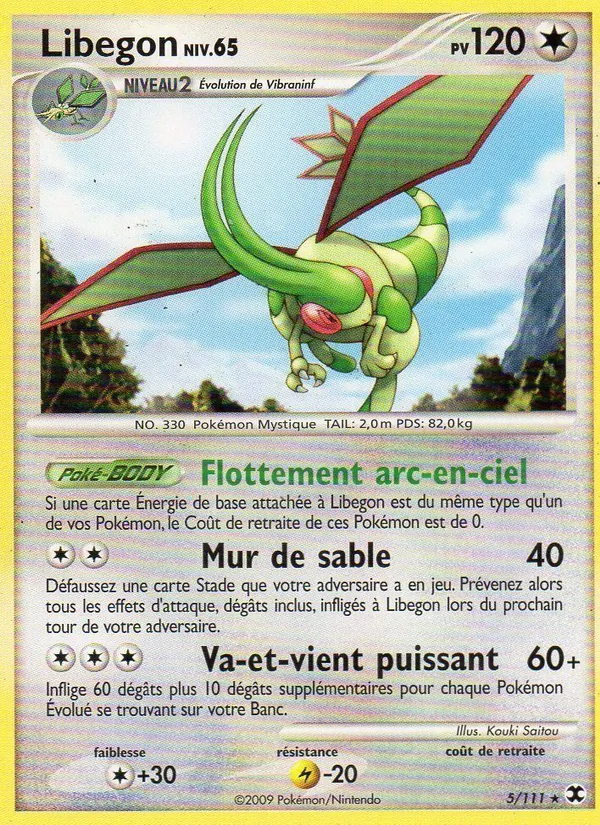 Carte Pokémon Flygon Niv. 65 de l'extension Rivaux Émergeants