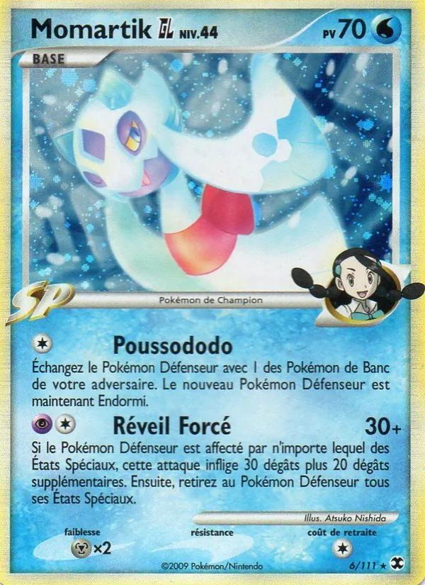 Carte Pokémon Momartik GL Niv. 44 de l'extension Rivaux Émergeants
