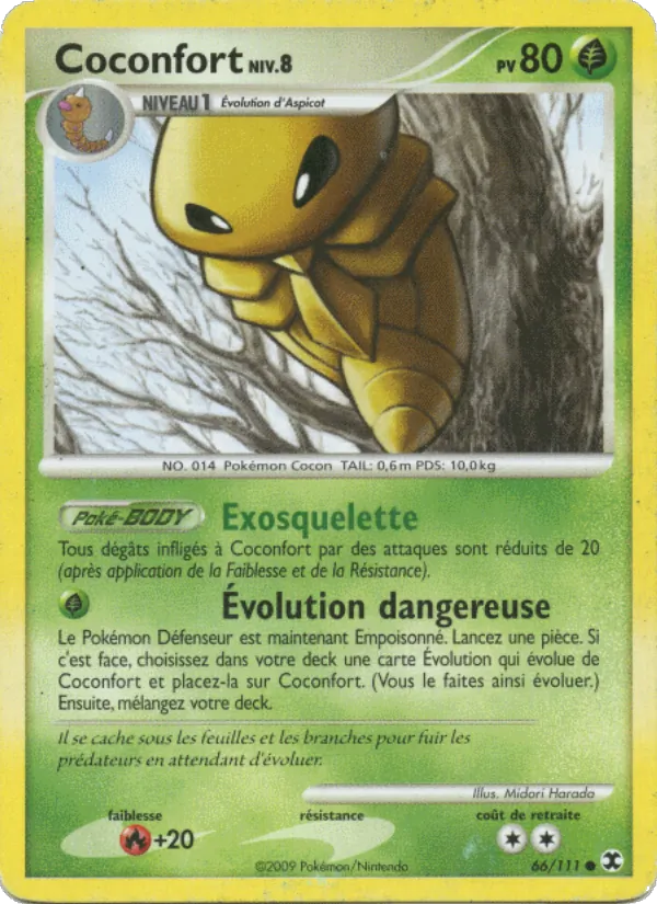 Carte Pokémon Coconfort Niv. 8 de l'extension Rivaux Émergeants
