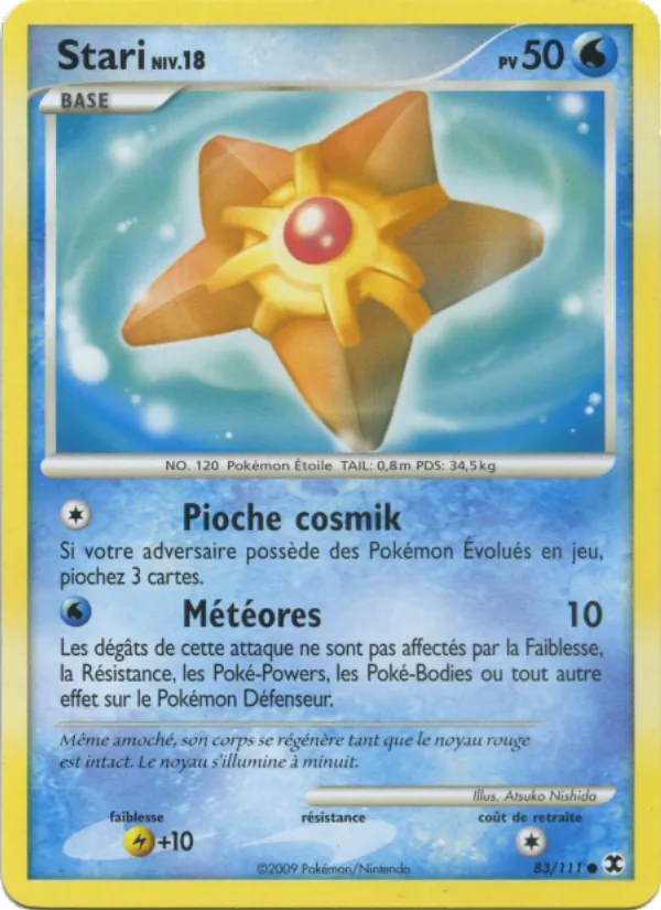 Carte Pokémon Stari Niv. 18 de l'extension Rivaux Émergeants