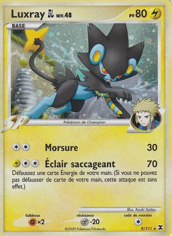 Carte Pokémon Luxray GL Niv. 48 de l'extension Rivaux Émergeants