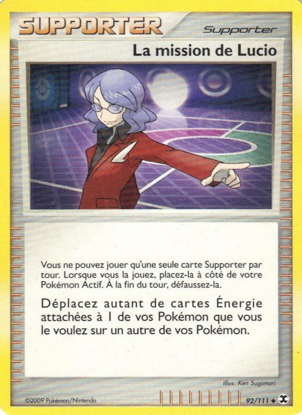 Carte Pokémon La mission de Lucio de l'extension Rivaux Émergeants
