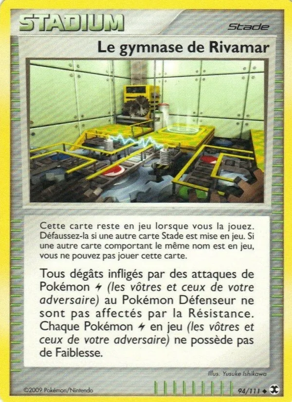 Carte Pokémon Le gymnase de Rivamar City de l'extension Rivaux Émergeants