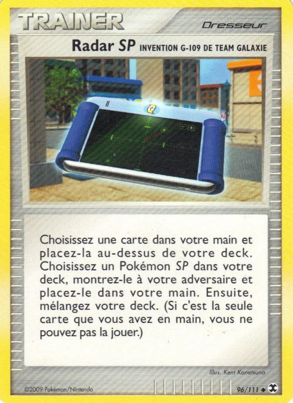 Carte Pokémon Radar SP Invention G-109 de Team Galaxie de l'extension Rivaux Émergeants