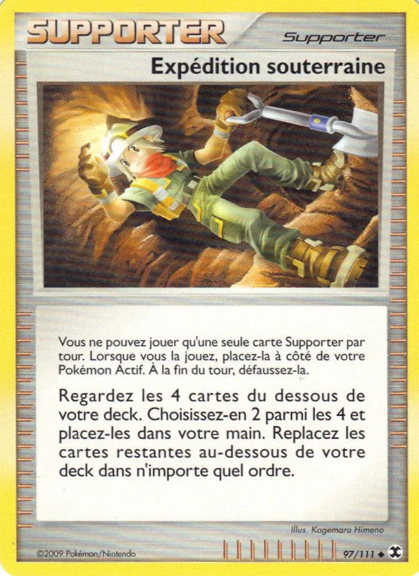Carte Pokémon Expédition souterraine de l'extension Rivaux Émergeants