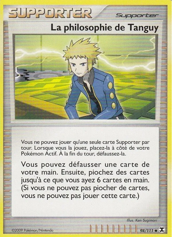 Carte Pokémon La Philosophie de Tanguy de l'extension Rivaux Émergeants