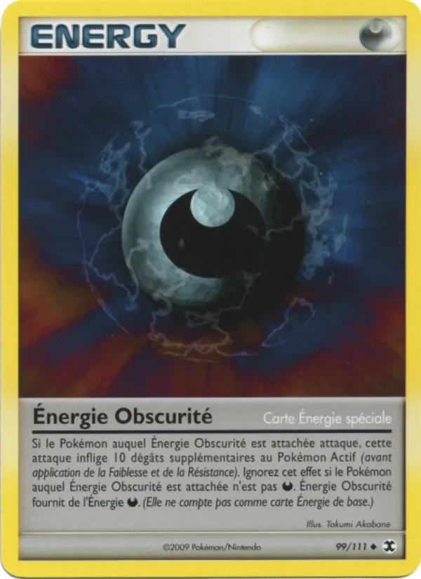 Carte Pokémon Énergie Obscurité de l'extension Rivaux Émergeants