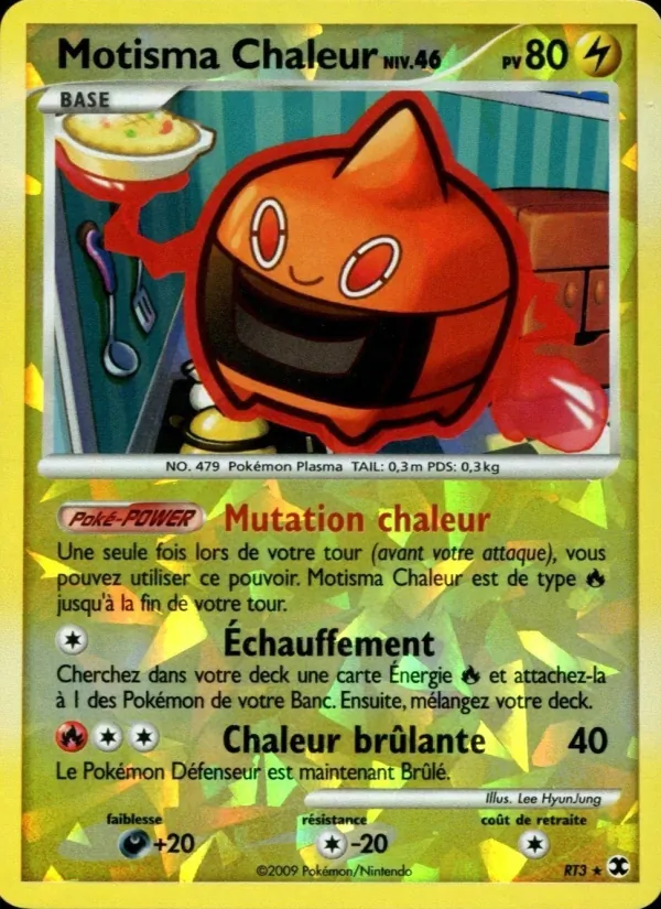 Carte Pokémon Motisma Chaleur Niv. 46 de l'extension Rivaux Émergeants