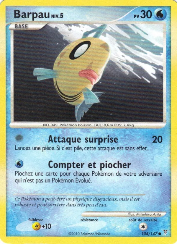 Carte Pokémon Barpau de l'extension Vainqueurs Suprêmes