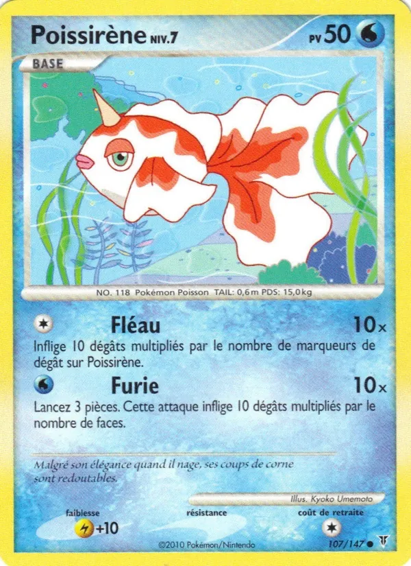 Carte Pokémon Poissirène de l'extension Vainqueurs Suprêmes