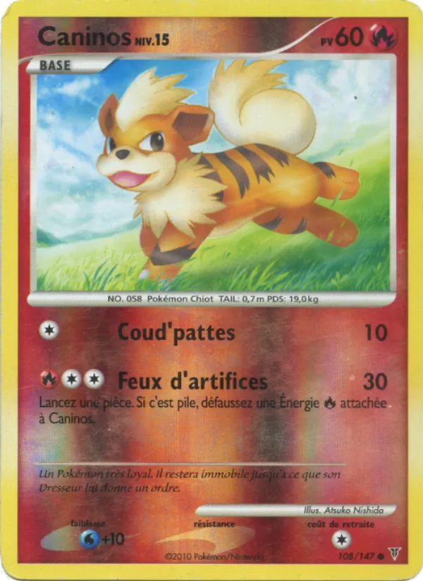 Carte Pokémon Caninos de l'extension Vainqueurs Suprêmes