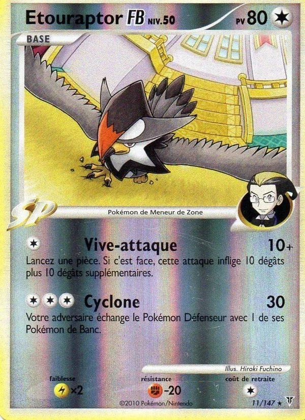 Carte Pokémon Etouraptor FB de l'extension Vainqueurs Suprêmes