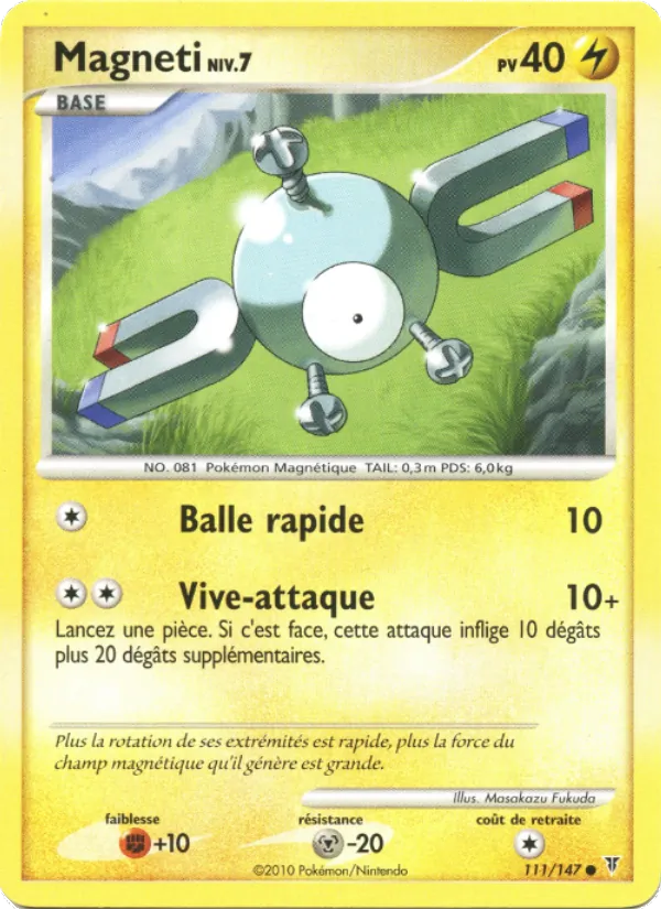 Carte Pokémon Magnéti de l'extension Vainqueurs Suprêmes