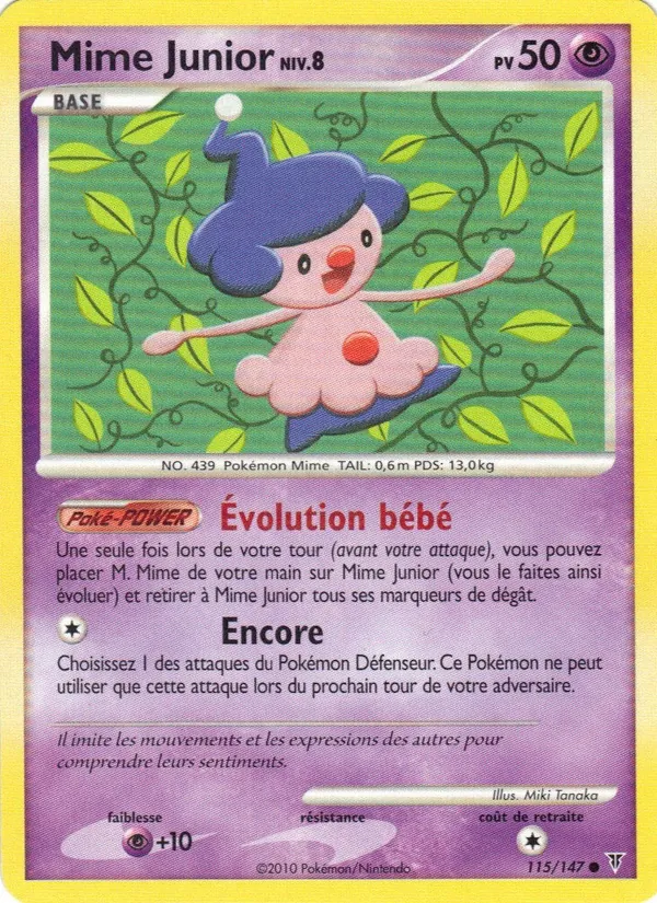 Carte Pokémon Mime Junior de l'extension Vainqueurs Suprêmes