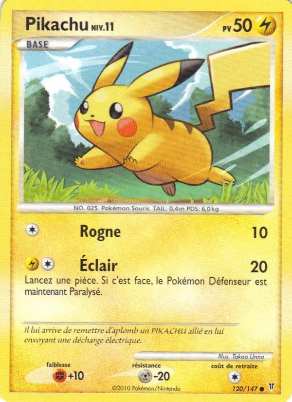 Carte Pokémon Pikachu de l'extension Vainqueurs Suprêmes