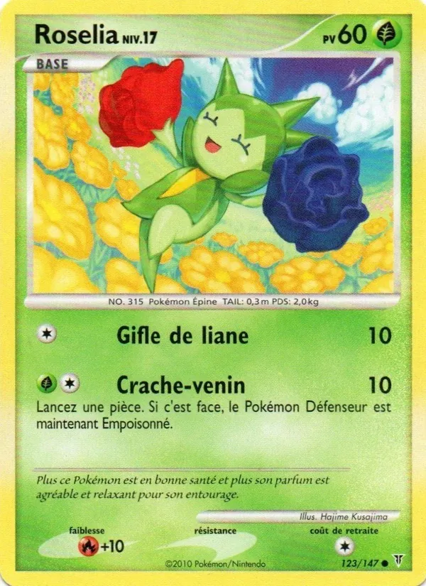 Carte Pokémon Rosélia de l'extension Vainqueurs Suprêmes