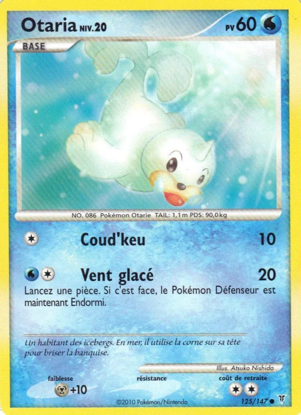 Carte Pokémon Otaria de l'extension Vainqueurs Suprêmes