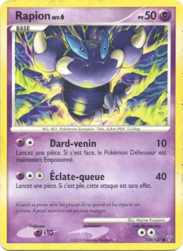 Carte Pokémon Rapion de l'extension Vainqueurs Suprêmes