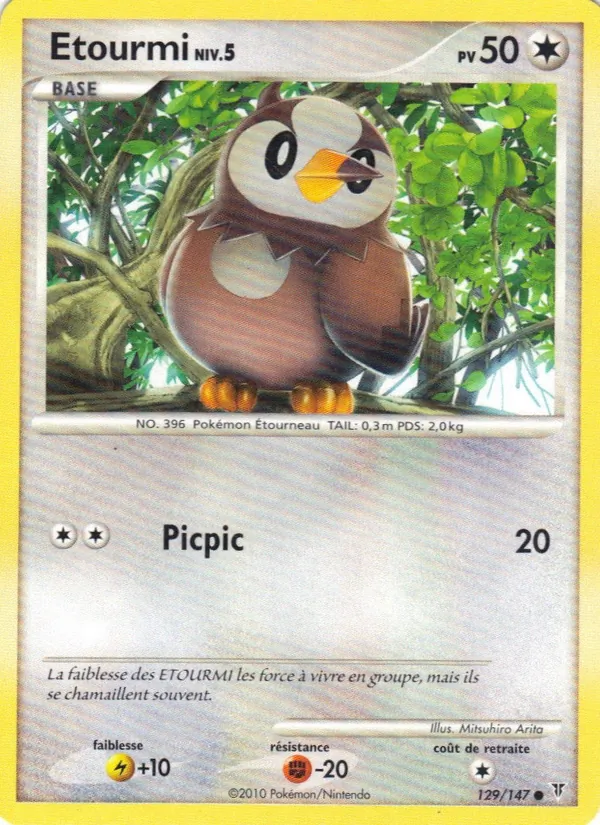 Carte Pokémon Etourmi de l'extension Vainqueurs Suprêmes