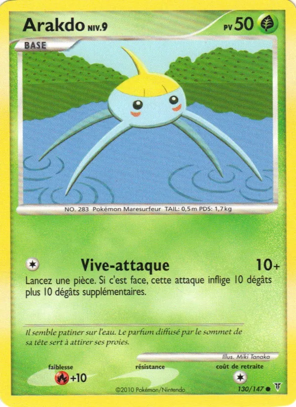 Carte Pokémon Arakdo de l'extension Vainqueurs Suprêmes