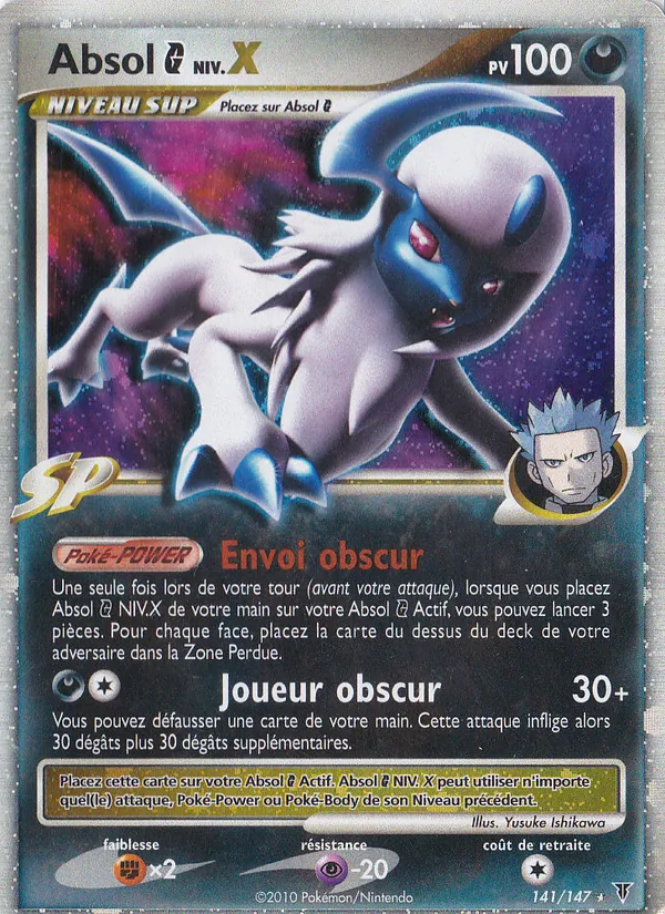 Carte Pokémon Absol G NIV.X de l'extension Vainqueurs Suprêmes