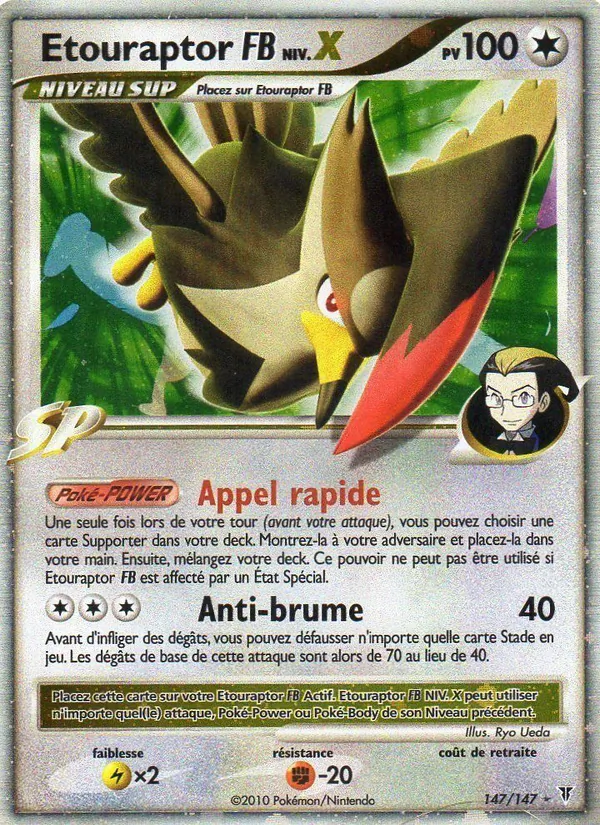 Carte Pokémon Etouraptor FB de l'extension Vainqueurs Suprêmes