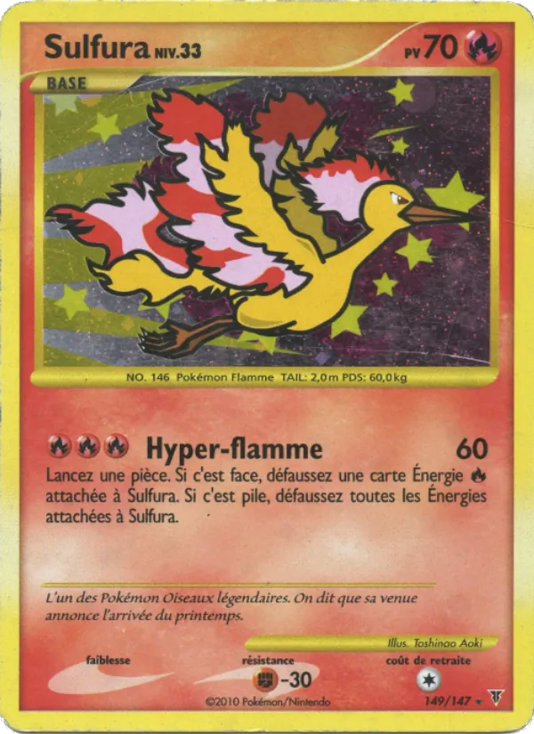 Carte Pokémon Sulfura de l'extension Vainqueurs Suprêmes