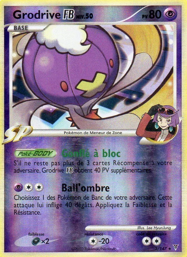Carte Pokémon Grodrive FB de l'extension Vainqueurs Suprêmes