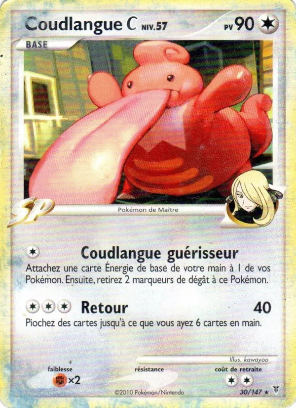 Carte Pokémon Coudlangue C de l'extension Vainqueurs Suprêmes