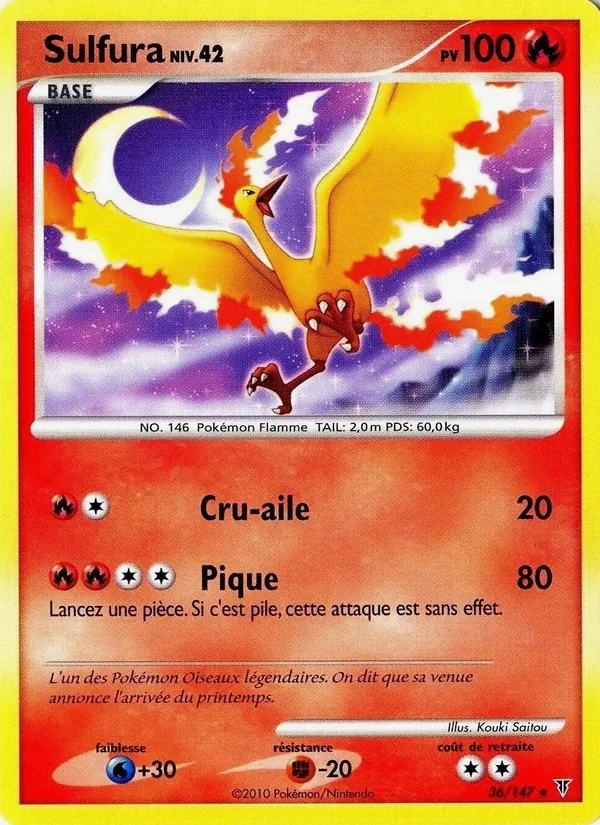 Carte Pokémon Sulfura de l'extension Vainqueurs Suprêmes