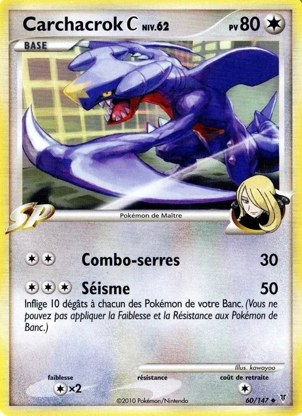 Carte Pokémon Carchacrok C de l'extension Vainqueurs Suprêmes