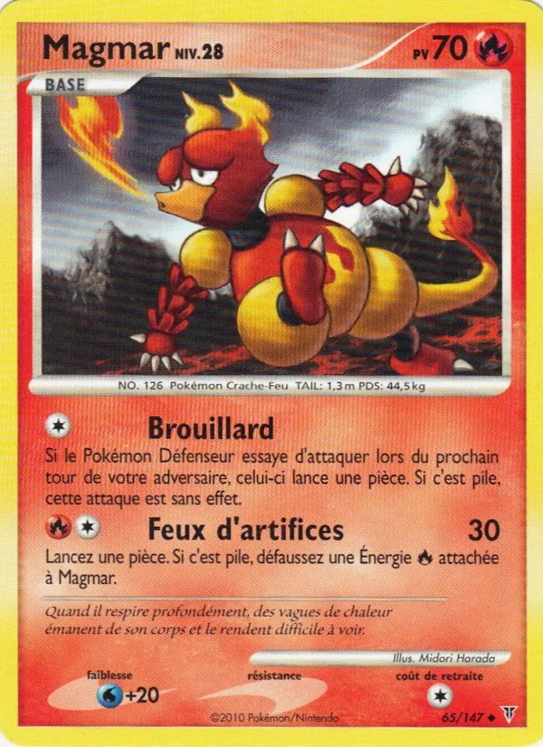 Carte Pokémon Magmar de l'extension Vainqueurs Suprêmes