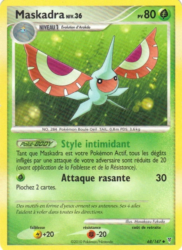 Carte Pokémon Maskadra de l'extension Vainqueurs Suprêmes