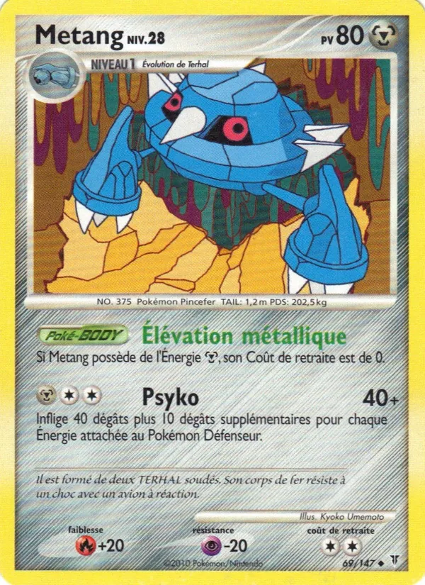 Carte Pokémon Métang de l'extension Vainqueurs Suprêmes