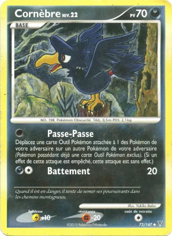 Carte Pokémon Cornèbre de l'extension Vainqueurs Suprêmes