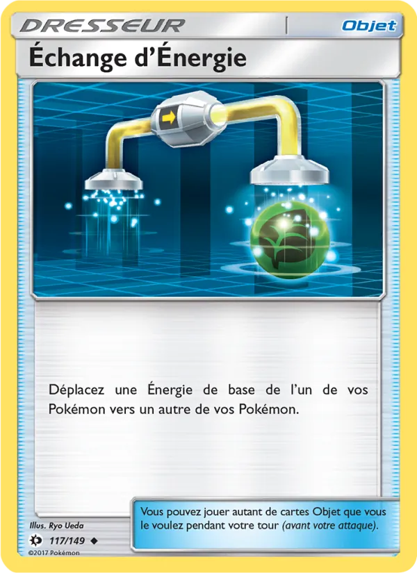 Carte Pokémon Échange d’Énergie de l'extension Soleil et Lune