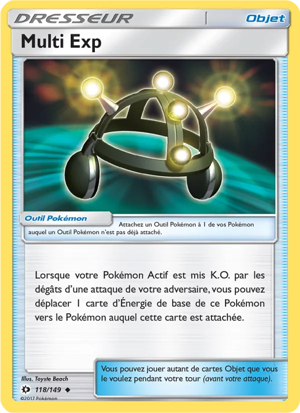 Carte Pokémon Multi Exp de l'extension Soleil et Lune