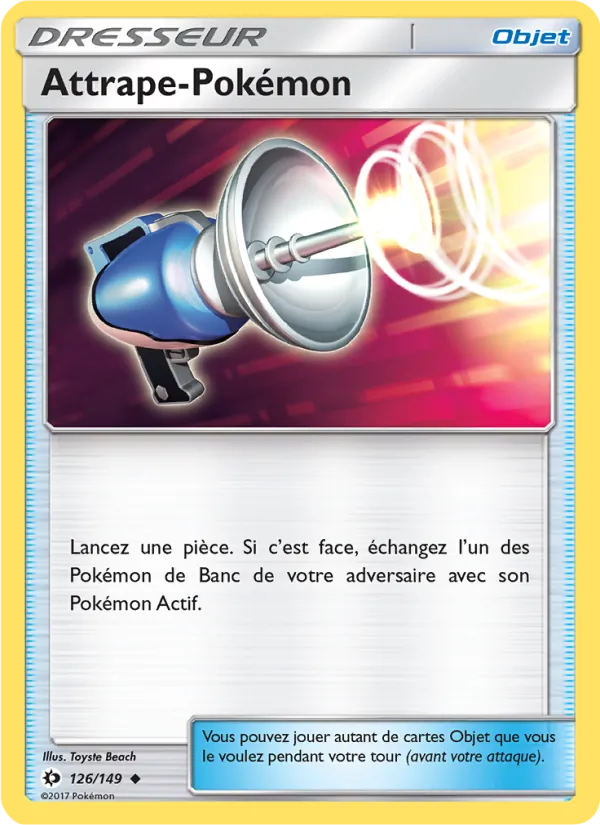 Carte Pokémon Attrape-Pokémon de l'extension Soleil et Lune