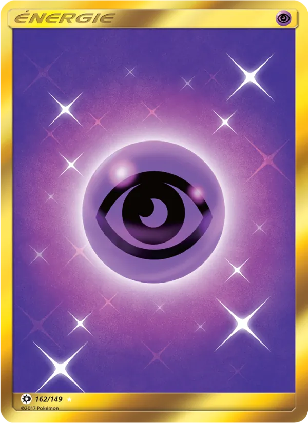 Carte Pokémon Énergie Psy de l'extension Soleil et Lune