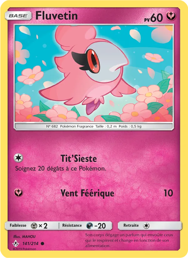 Carte Pokémon Fluvetin de l'extension Alliance Infaillible
