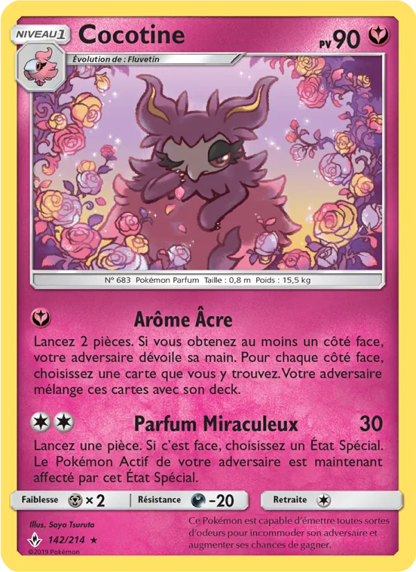 Carte Pokémon Cocotine de l'extension Alliance Infaillible