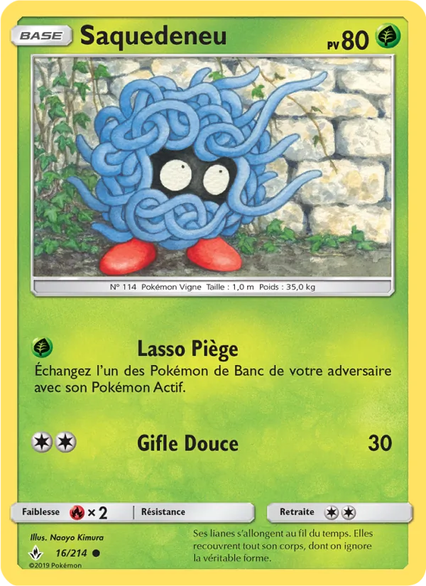 Carte Pokémon Saquedeneu de l'extension Alliance Infaillible