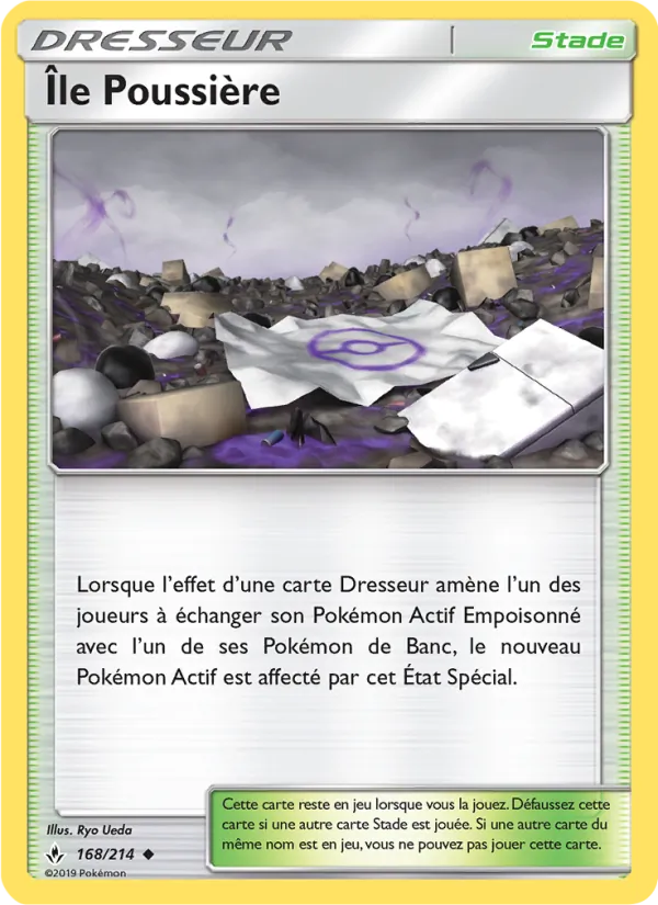 Carte Pokémon Île Poussière de l'extension Alliance Infaillible