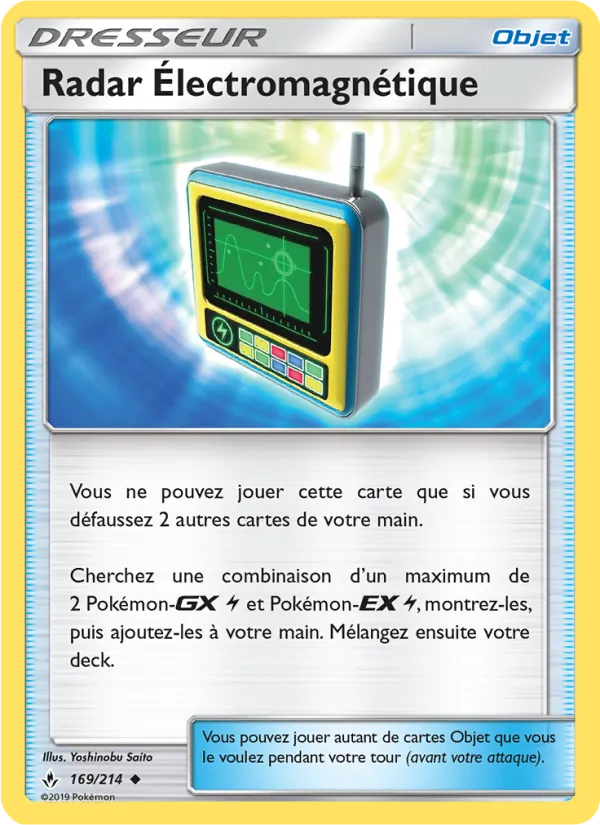 Carte Pokémon Radar Électromagnétique de l'extension Alliance Infaillible
