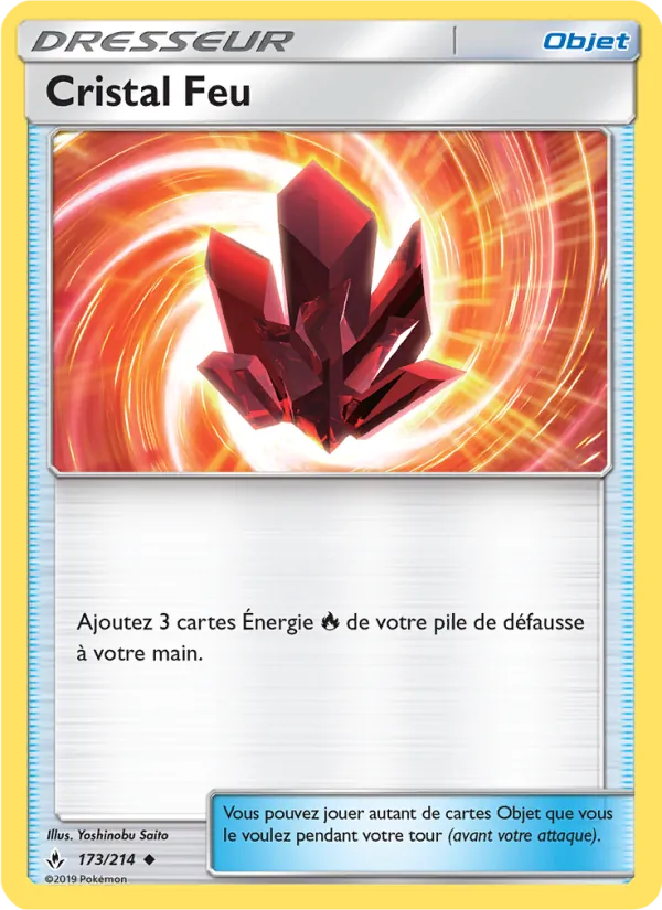 Carte Pokémon Cristal Feu de l'extension Alliance Infaillible