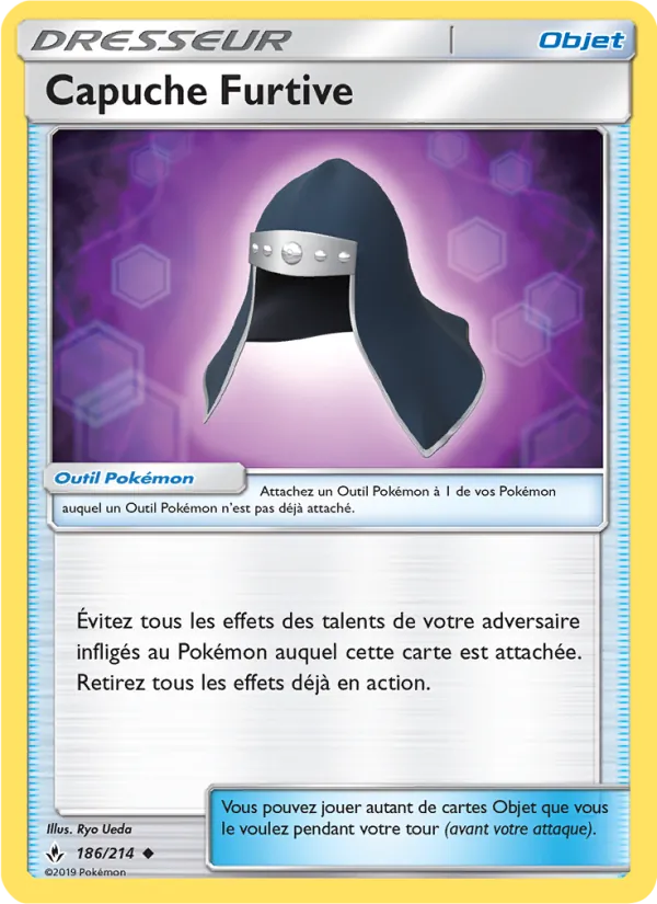 Carte Pokémon Capuche Furtive de l'extension Alliance Infaillible