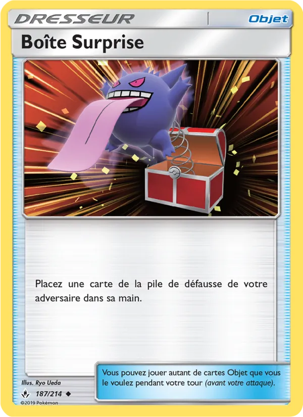 Carte Pokémon Boîte Surprise de l'extension Alliance Infaillible