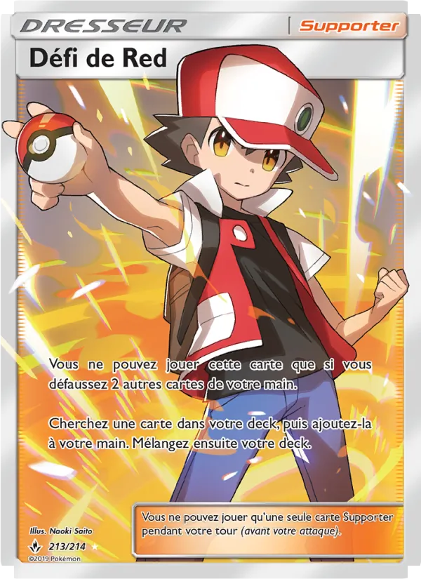 Carte Pokémon Défi de Red de l'extension Alliance Infaillible